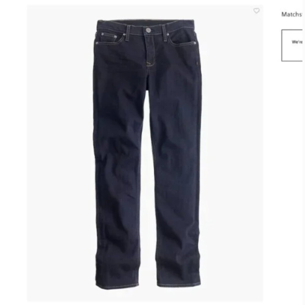 NWOT JCREW Matchstick Jeans in Classic Rinse in Size 26